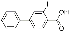 Molecular Structure of 5737-84-8 (3-iodobiphenyl-4-carboxylic acid)
